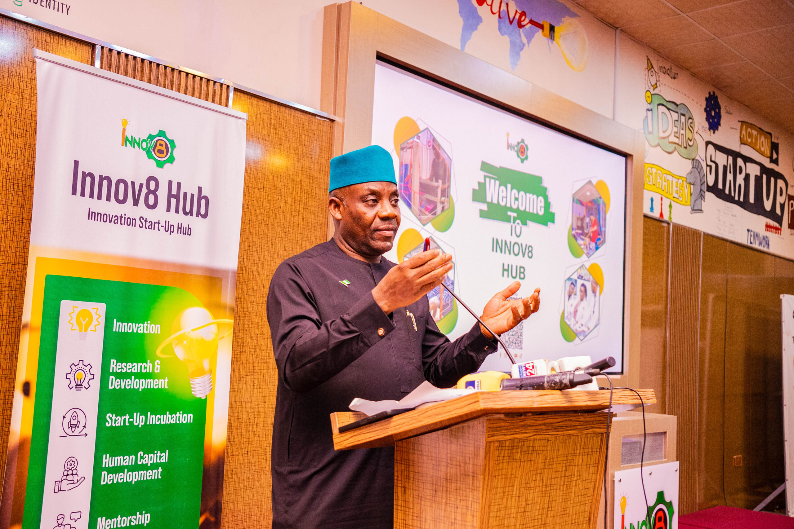 A Bold Step Toward Nigeria’s Innovation Future: Hon. Minister of Education Visits Innov8 Hub